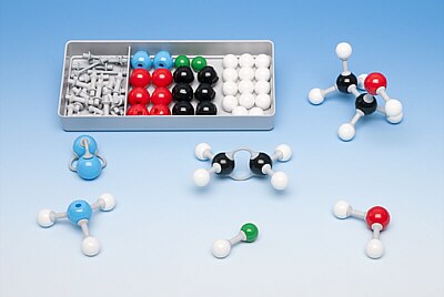 Conjunto elemental de modelos moleculares p/Qumica Orgnica MMS-015