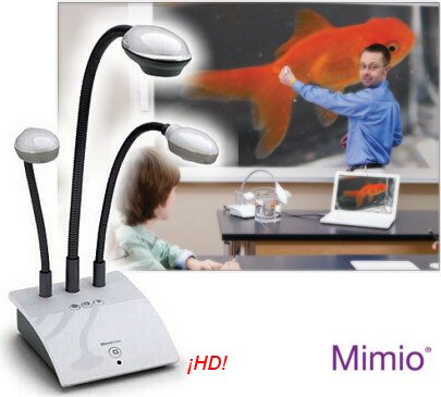 Cmara documento HD p/aprendizaje interactivo en aulas multimedia Mimio H340